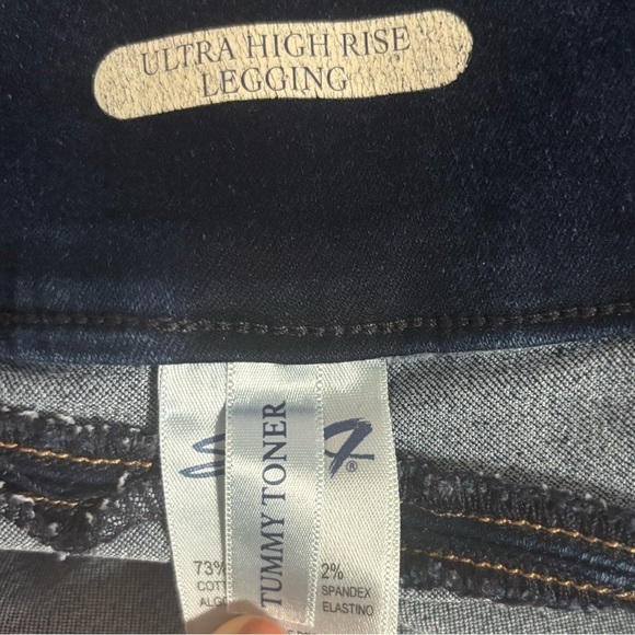 Seven7 Blue Jeggings High-Rise Stretch - Picture 6 of 8